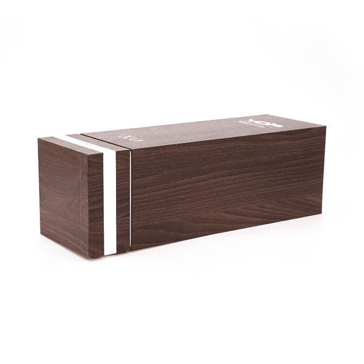 Wooden Texture Display Cardboard Wine Box Supplier