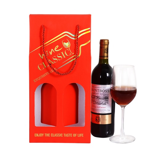 Paper wine packaging box can also be wear resistant and pressure resistant