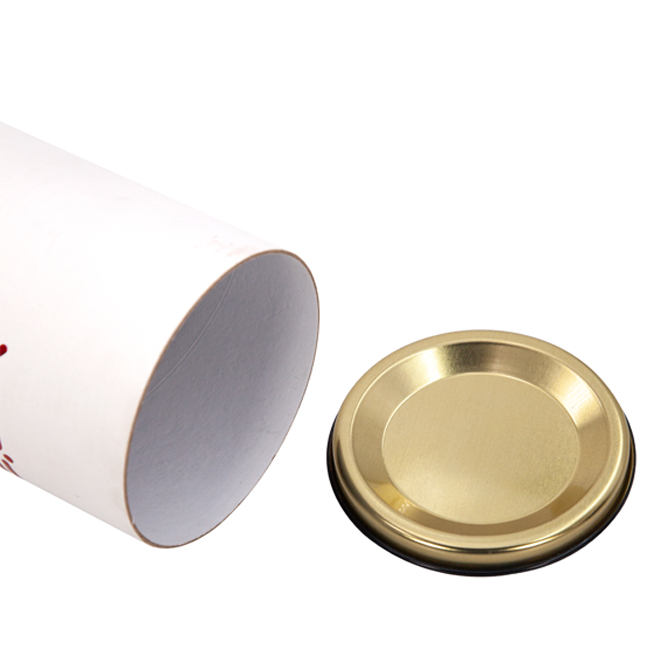 Custom Luxury Cardboard Whisky Packaging Paper Round Tube Wine Gift Box