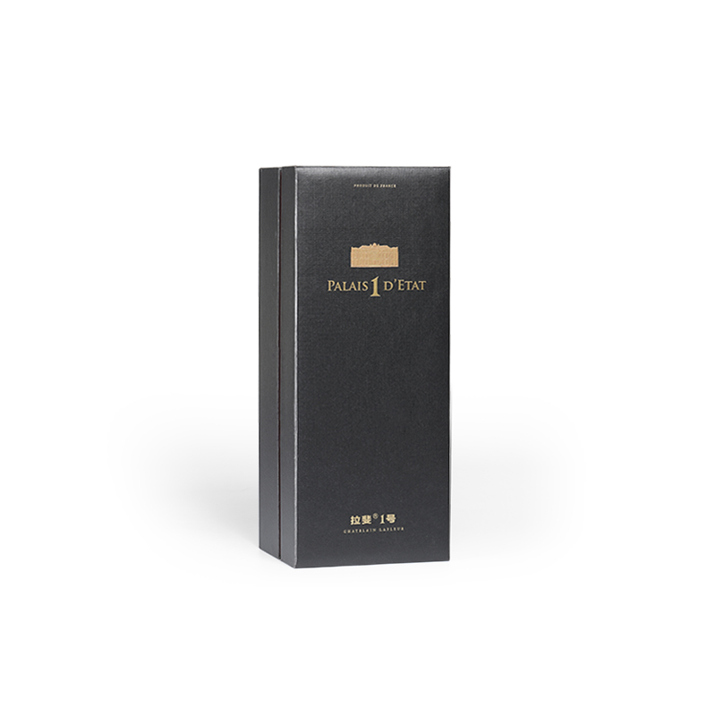 Luxury single wine glass gift set cardboard custom design wine bottle box