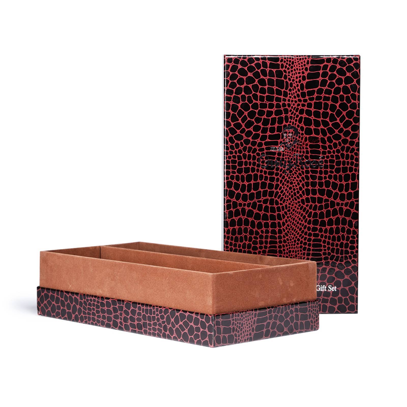 Luxury wine accessory gift set pattern customized paper wine bottle gift box