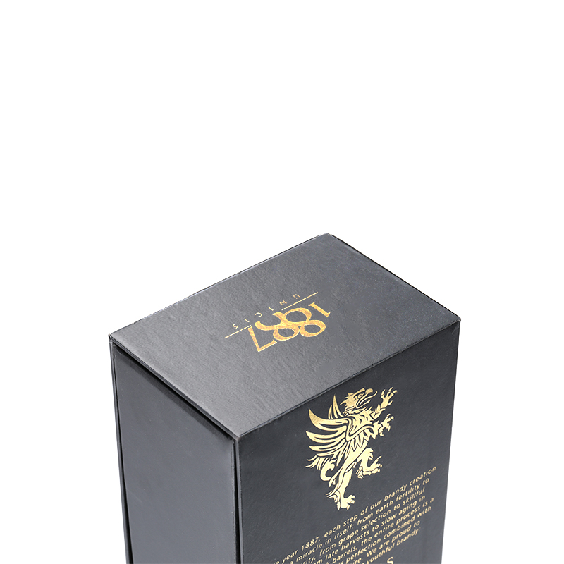 Luxury high quality bottle wine rigid packaging paper gift box